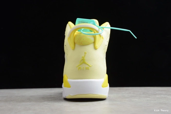 Kick Theory Yellow Jordan Retro 6 (GS) Dynamic 543390-800 Floral Air 0722